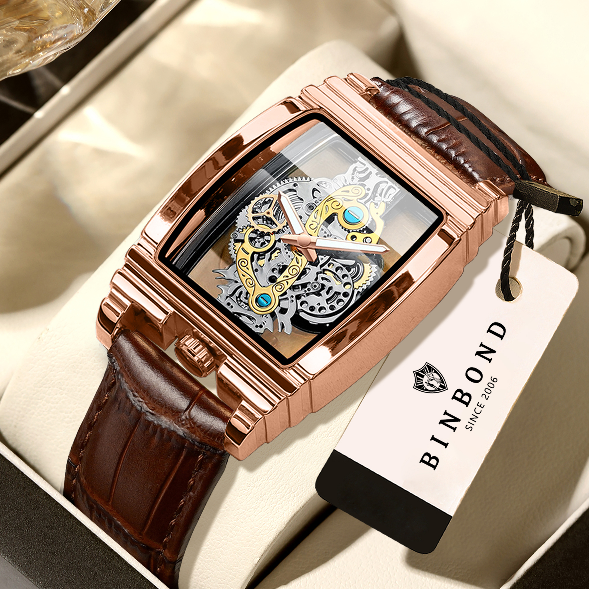 Watches Not Smartwatch - BINBOND Luxury quartz wristwatches for men