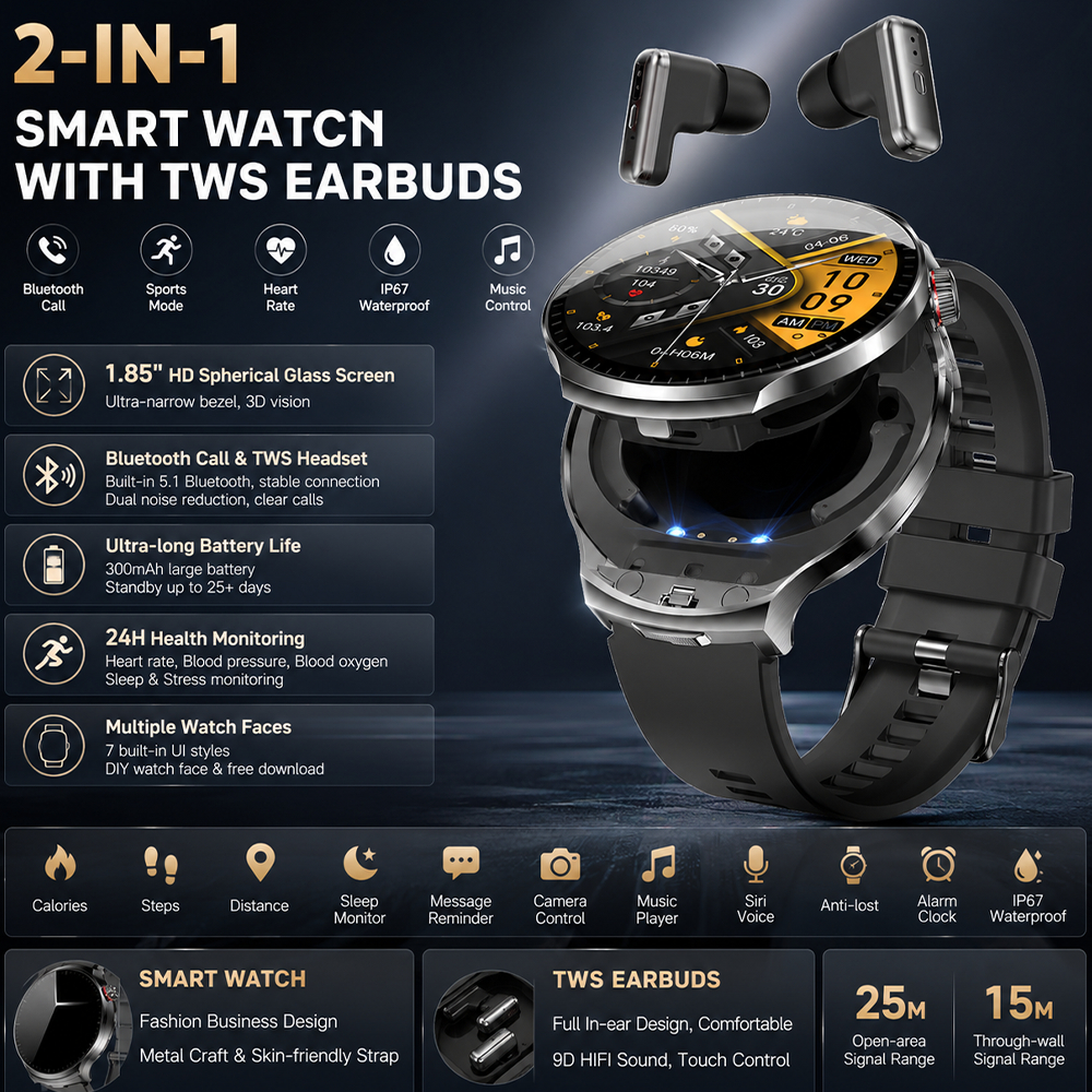 Smartwatch Noise Watches For Men - LIGE Men Smart Watch BT Call