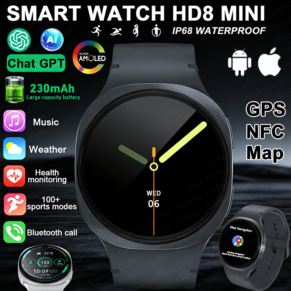 Smartwatch Watches For Men With Gps - 2026 New Watches 8 Mini GPS