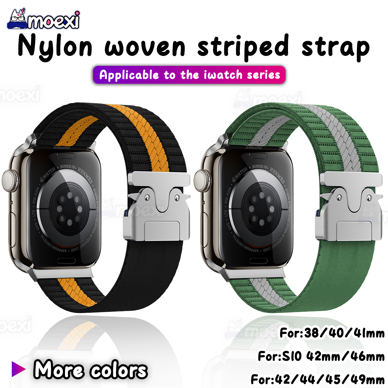 Watch Iwo - For ZD8 Ultra Nylon woven striped