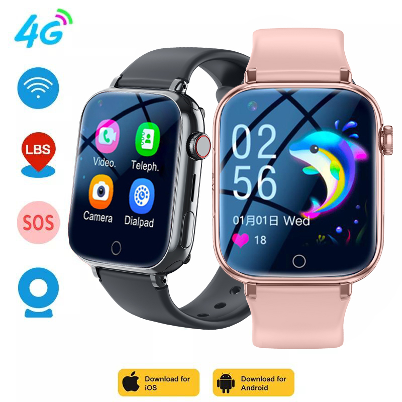 Smartwatch Watches For Kid Boy With Gps - 4G Smart Watch Kids LBS Location