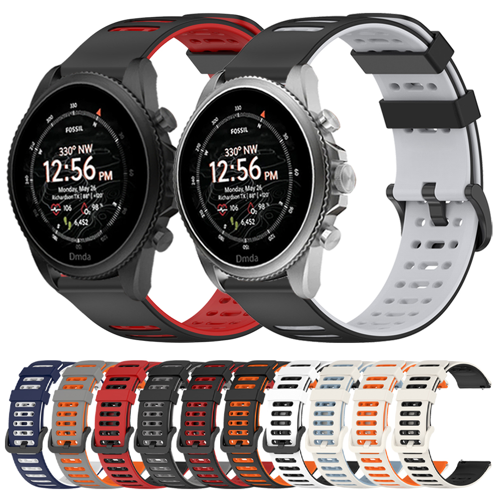 Fossil Watches Smartwatch Gen 6 - 22mm Sport Watch Strap For Fossil