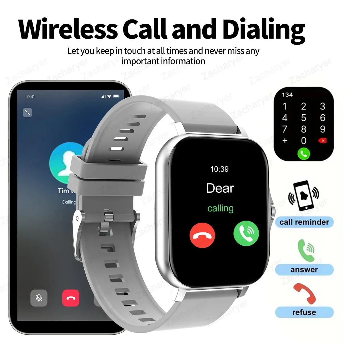 Smartwatch Iphone Watches For Women - Smart fitness watch, outdoor sports watch,