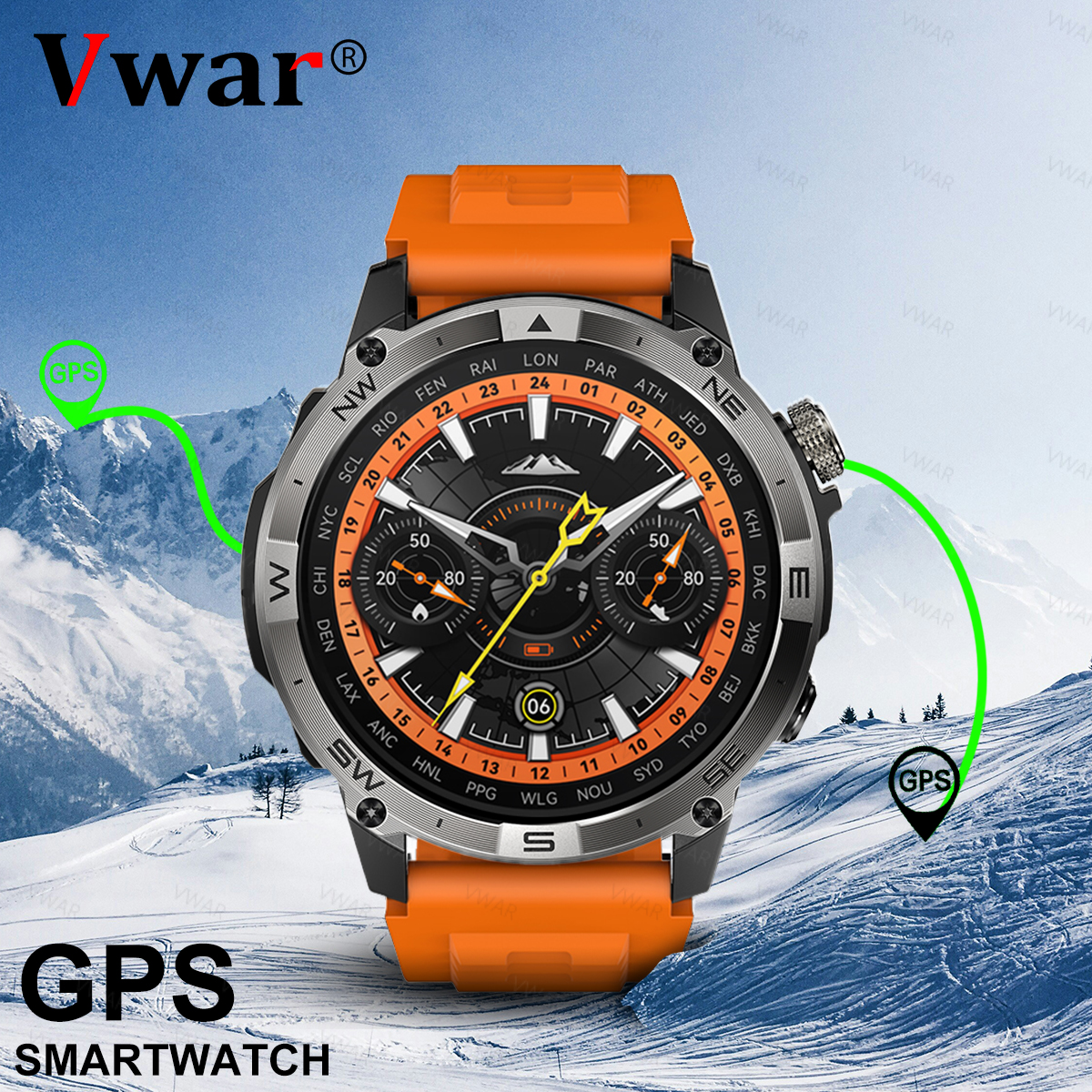 Watch Vs Amazfit - VWAR GPS Smart Watch 1.43” HD
