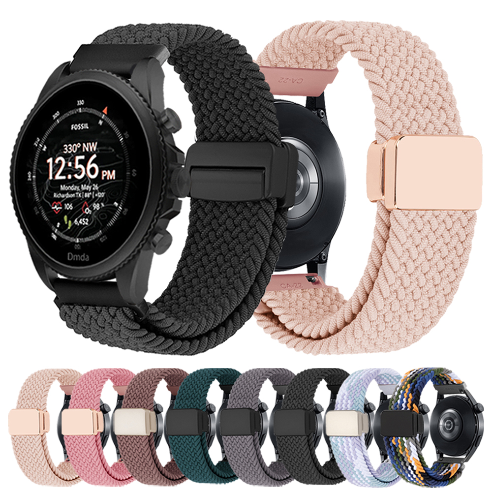 Fossil Watches Smartwatch Gen 6 - 20mm 22mm Magnetic Buckle Strap For