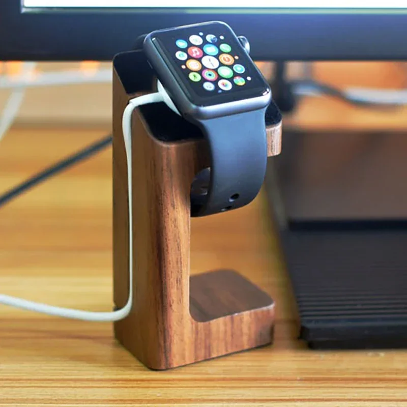 Wooden Apple Watch Charger Sta - Smartwatch Apple Watch avis et prix