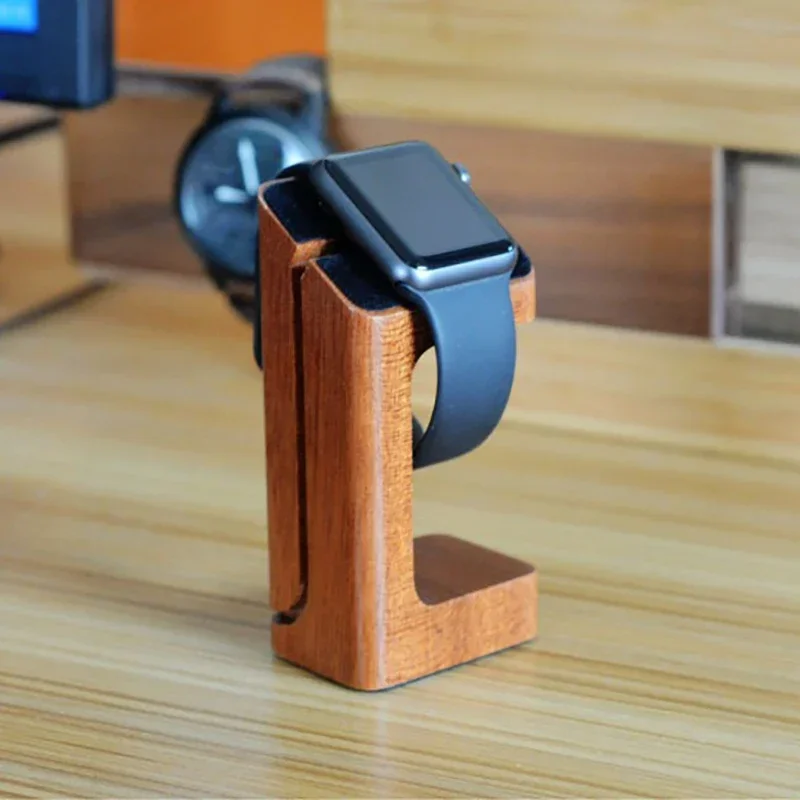 Wooden Apple Watch Charger Sta - Smartwatch Apple Watch avis et prix