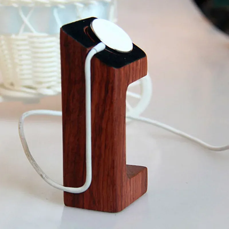 Wooden Apple Watch Charger Sta - Smartwatch Apple Watch avis et prix