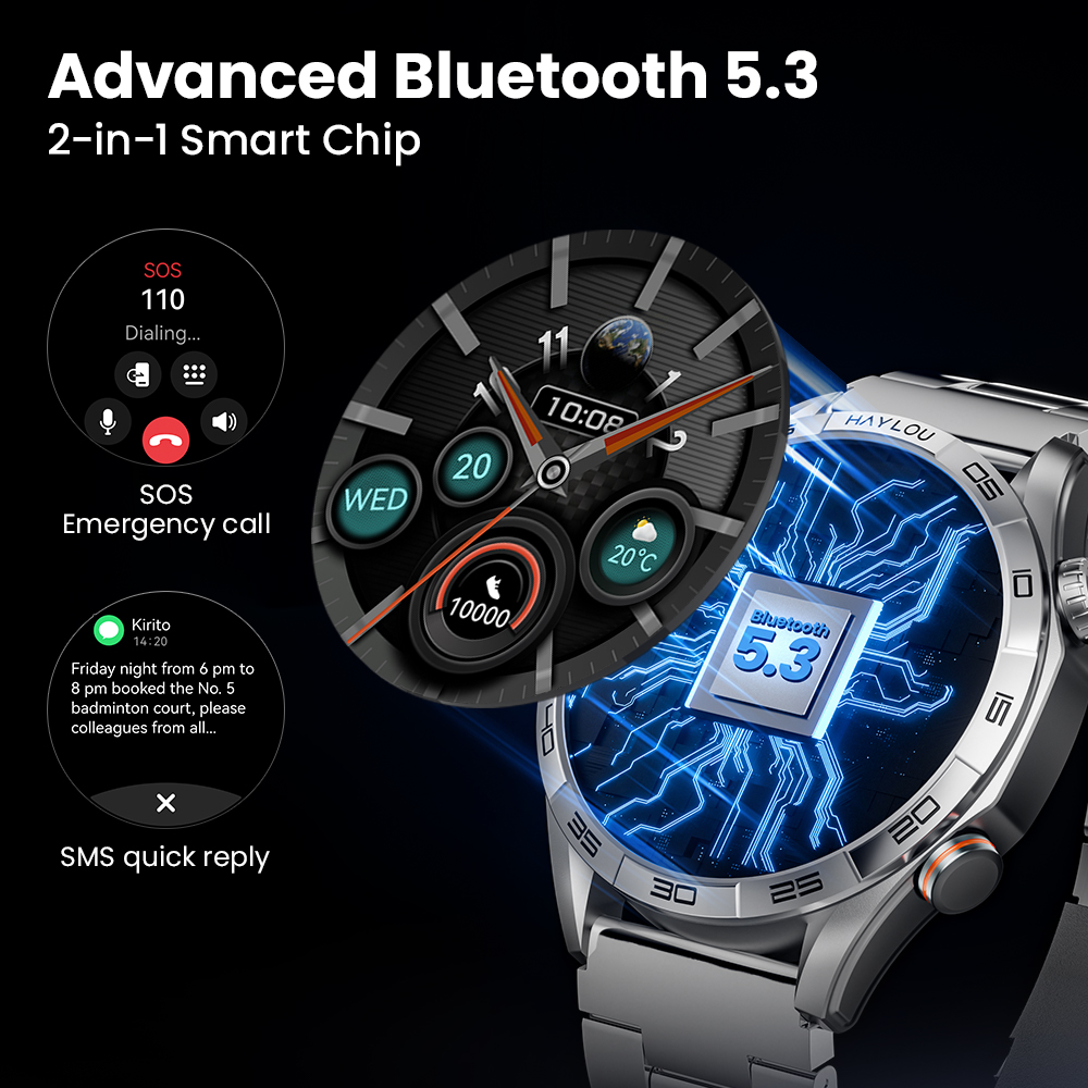 HAYLOU Solar 5 Voice Calling S - Watch Esim avis et prix