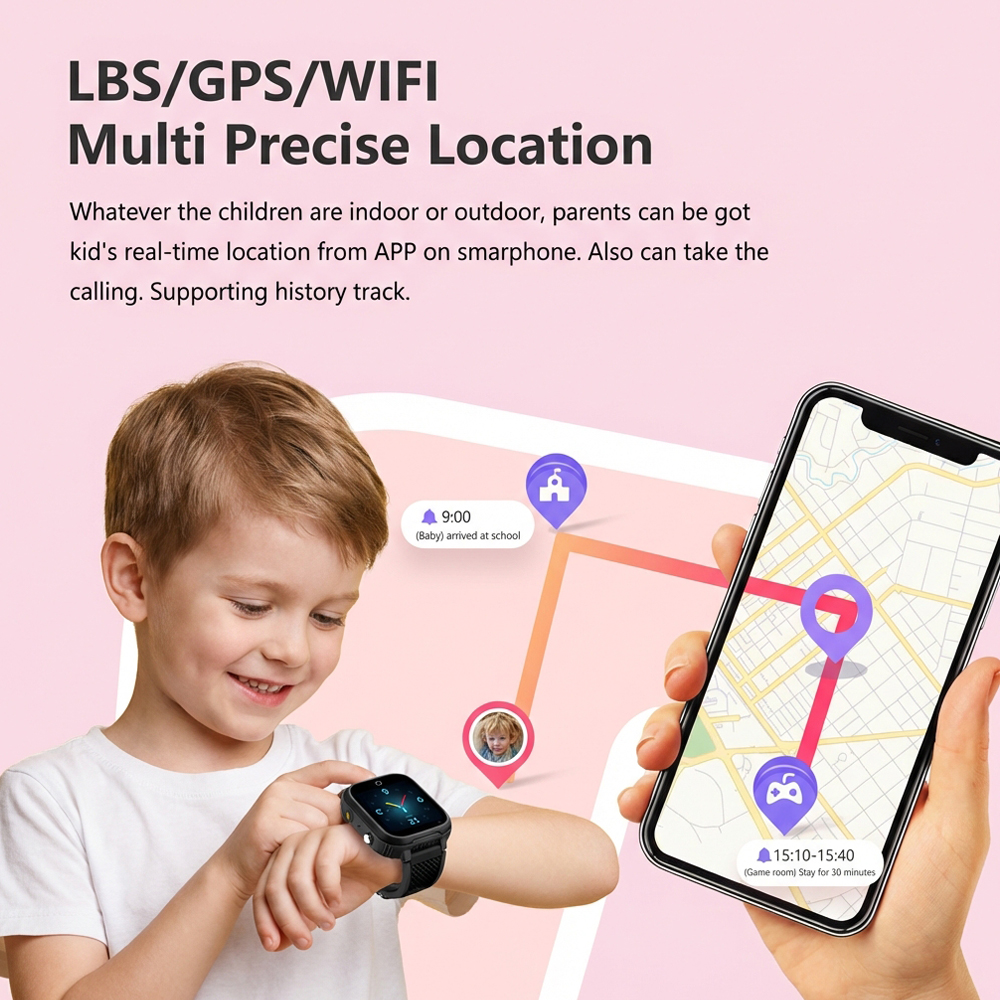 New Kids Smart Watch 4G LTE GP - Smartwatch Watches For Kid Boy With Gps avis et prix