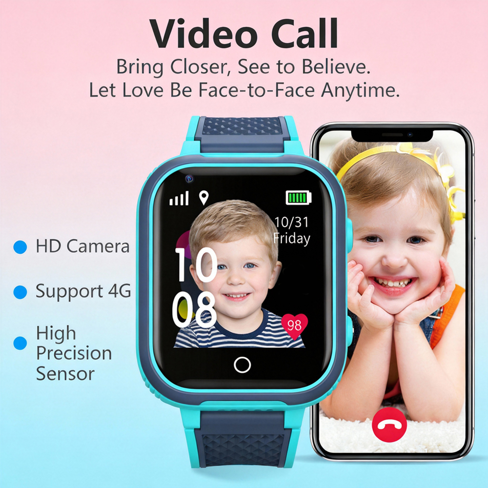 New Kids Smart Watch 4G LTE GP - Smartwatch Watches For Kid Boy With Gps avis et prix