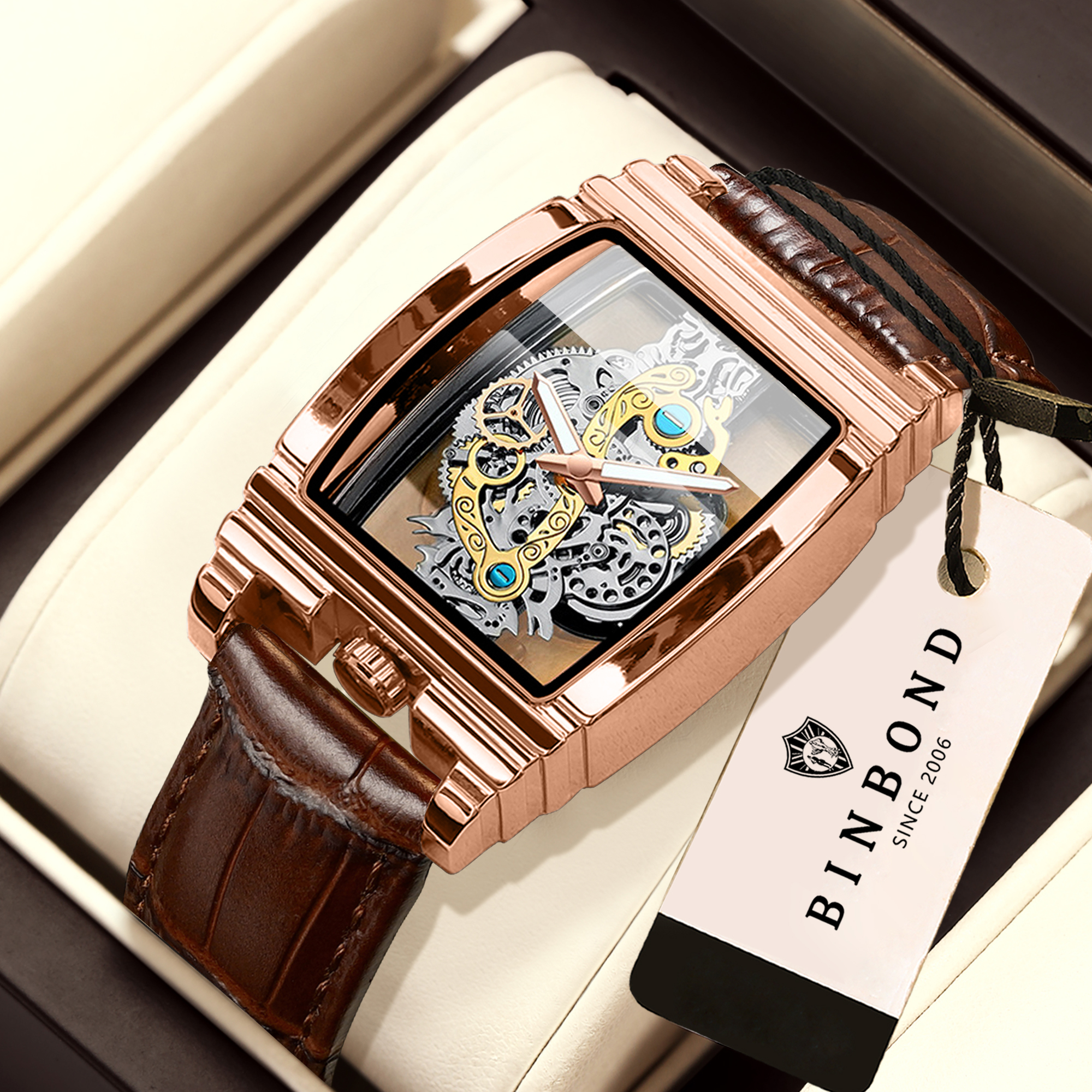 BINBOND Luxury quartz wristwat - Watches Not Smartwatch avis et prix
