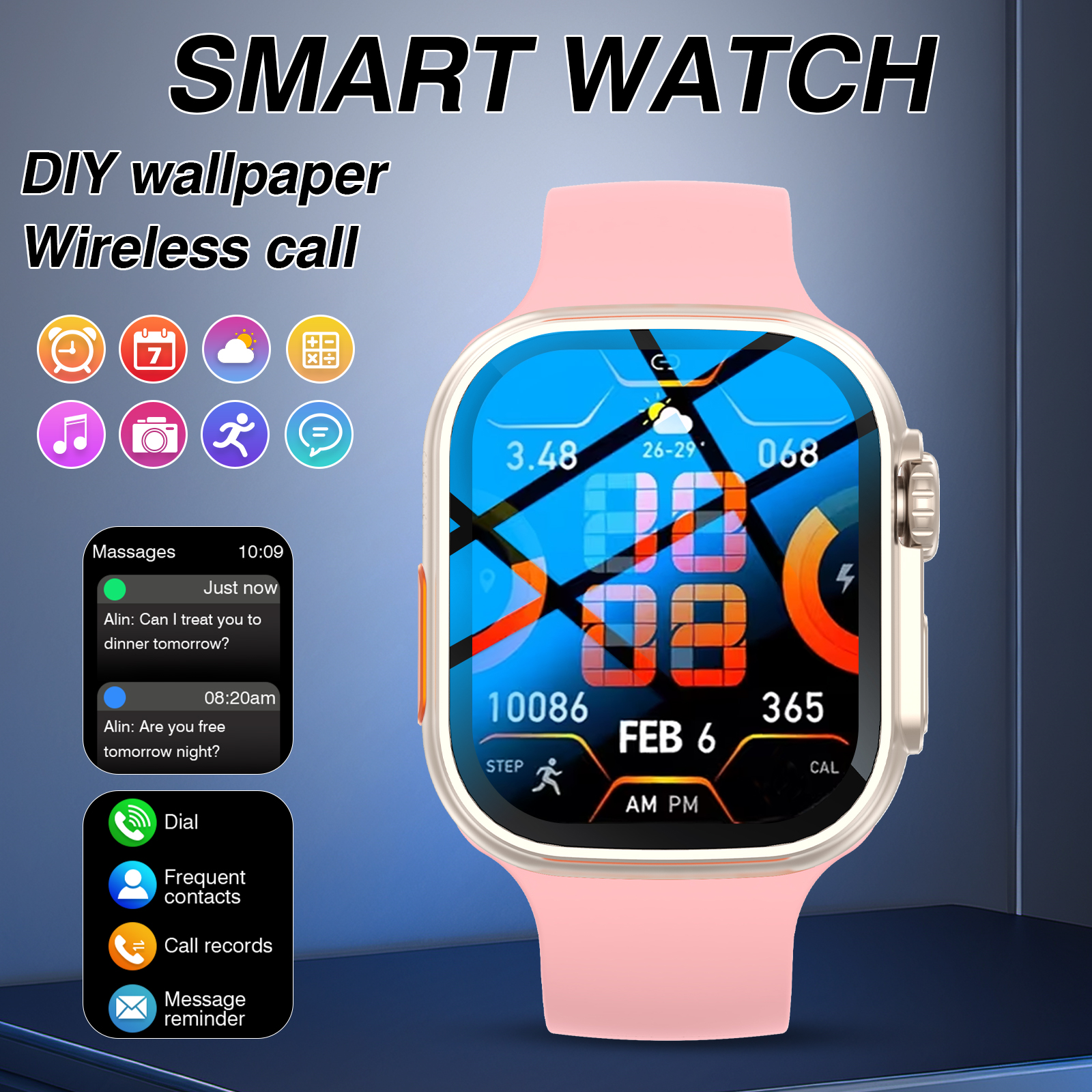 2026 New Smart Watch, HD Large - Smartwatch Iphone Watches For Women avis et prix