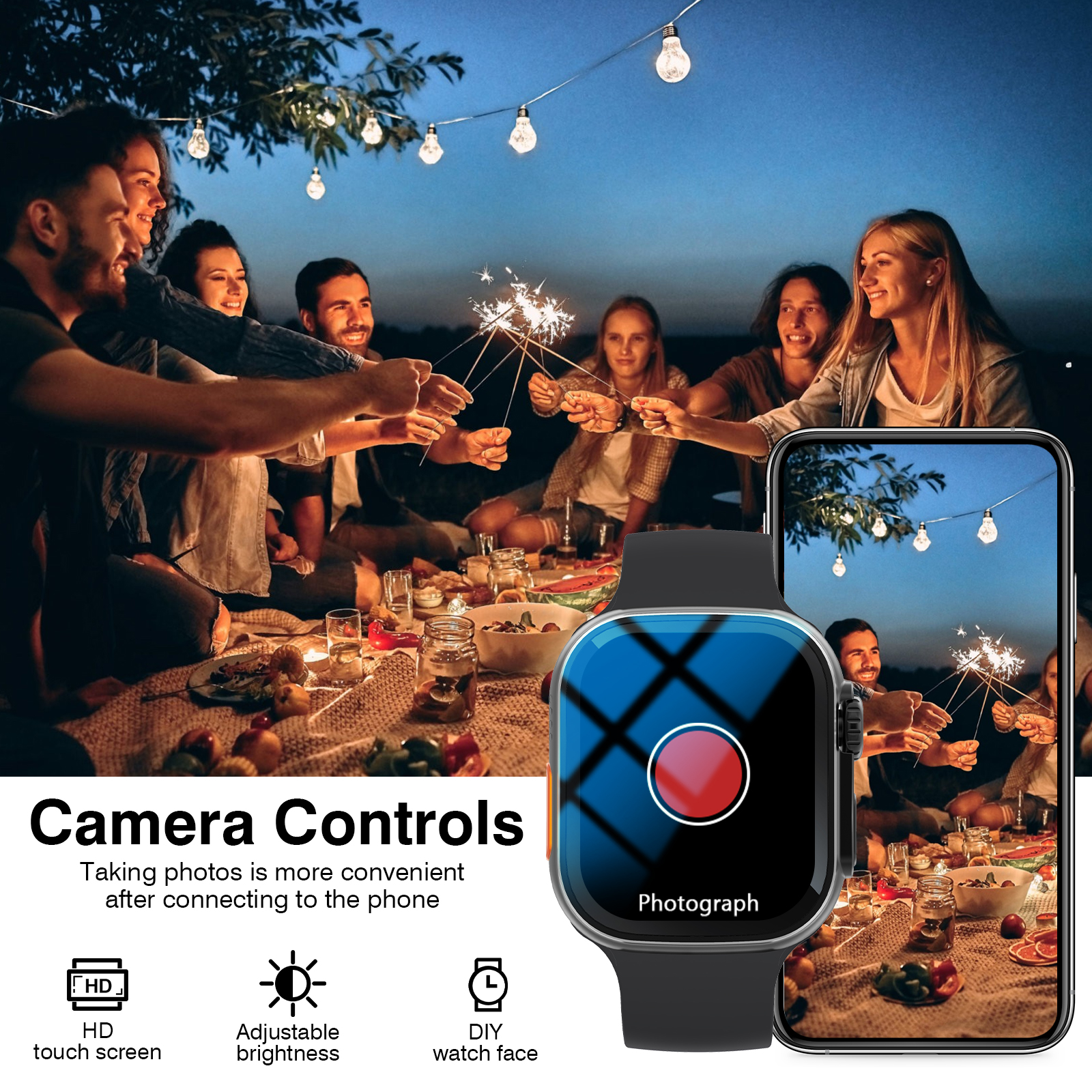 2026 New Smart Watch, HD Large - Smartwatch Iphone Watches For Women avis et prix