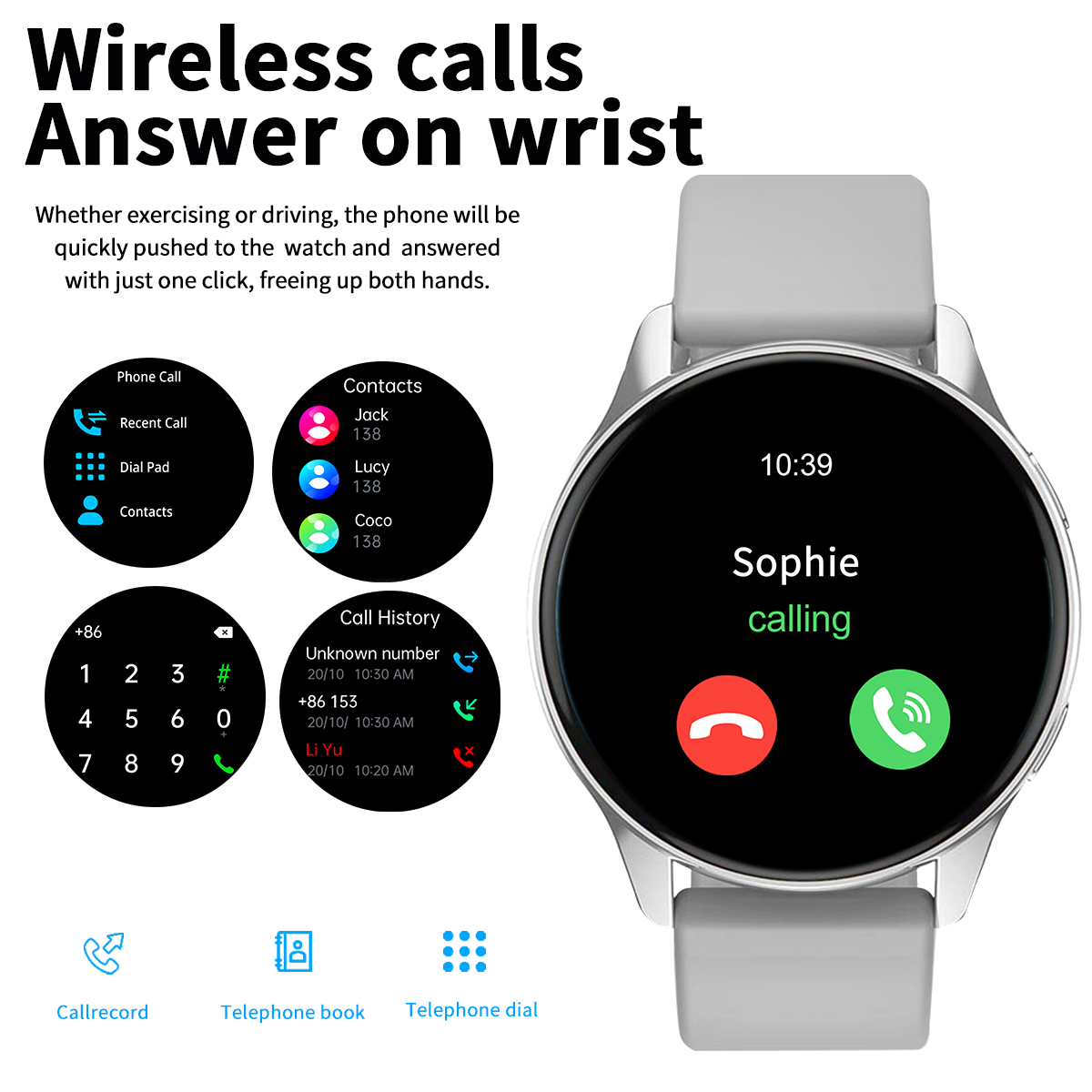 Smart Watch, Wireless Call/Dia - Smartwatch Iphone Watches For Women avis et prix
