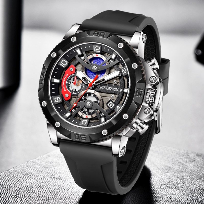 LIGE Top Brand Luxury Men Watc - Smartwatch Watches For Men Brands avis et prix