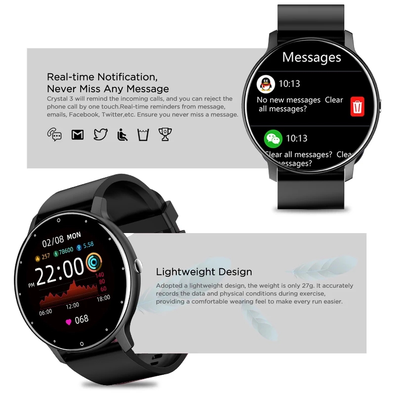 LIGE 2026 Smart Watch Women Me - Watch Iwo avis et prix