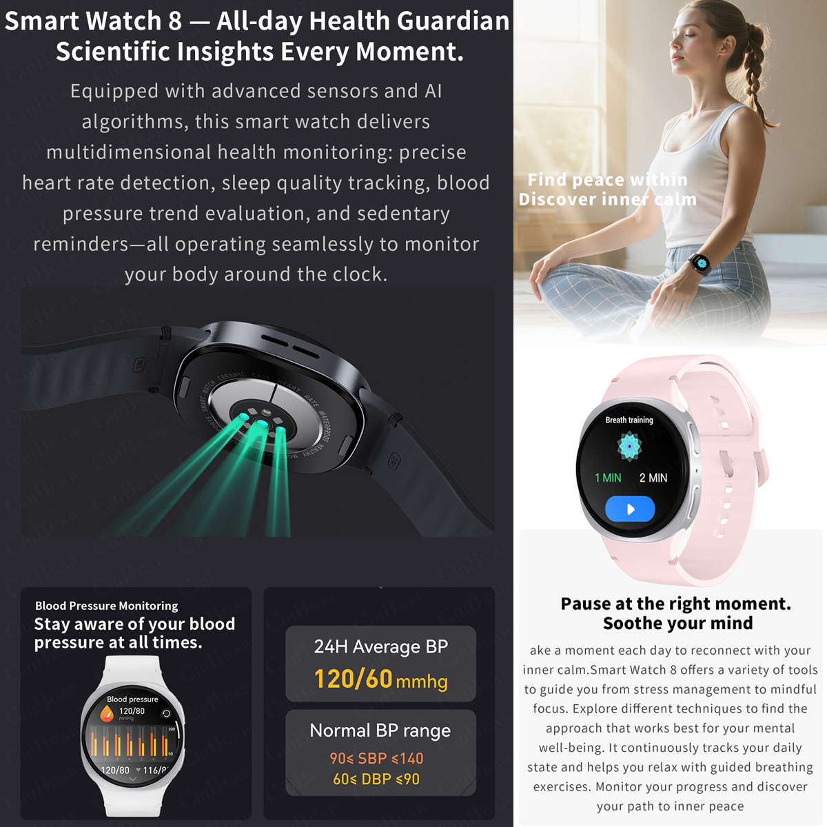 2026 New Watches 8 Mini GPS Tr - Smartwatch Watches For Men With Gps avis et prix