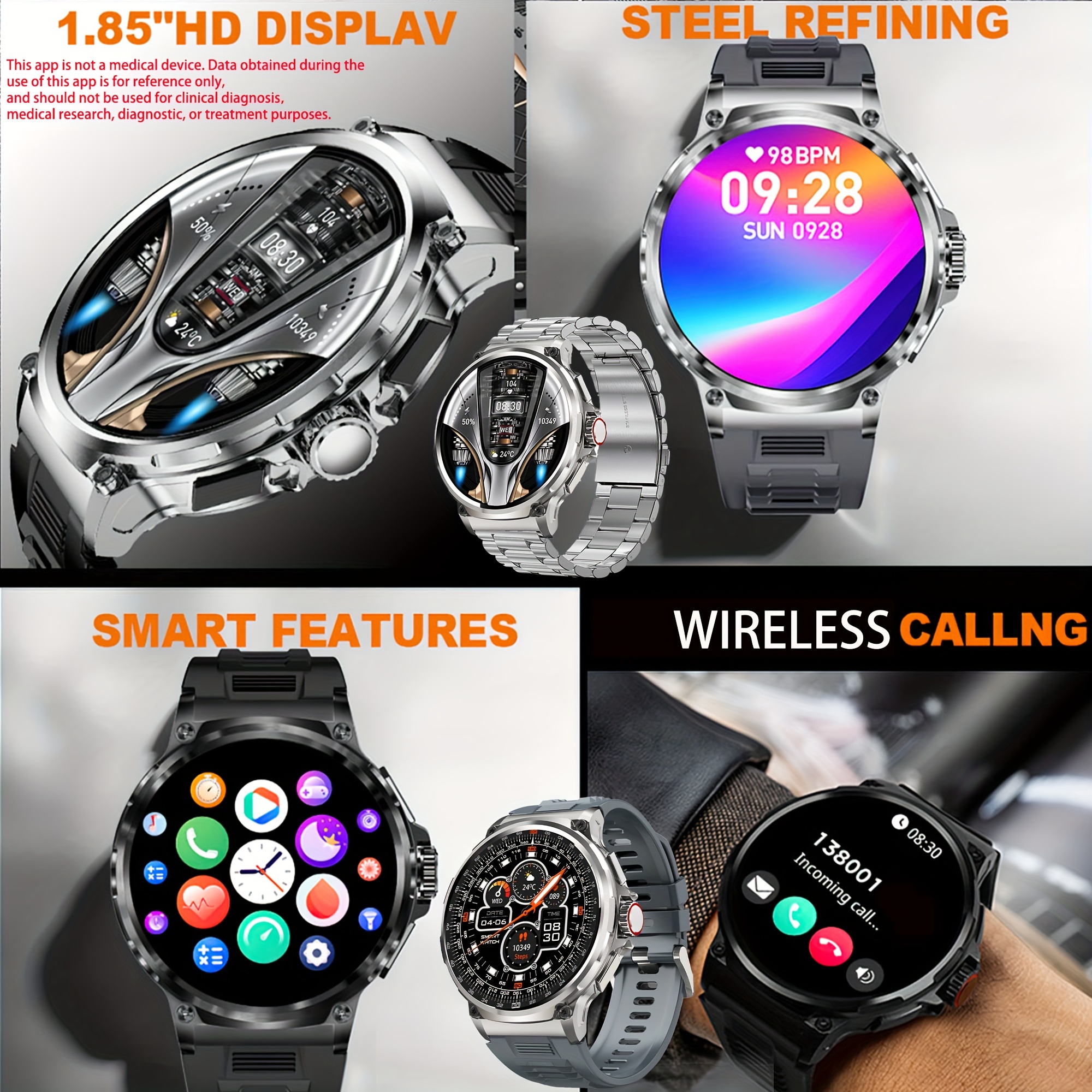 Men'S Smart Watch (Answer/Dial - Watch Smart Smartwatch avis et prix