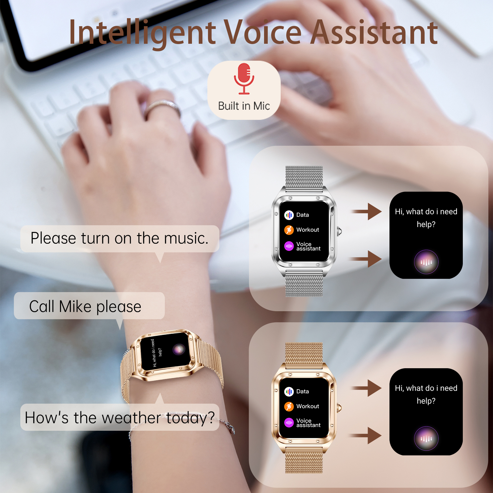 Women Smart Watch(Answer/Make  - Smartwatch Iphone Watches For Women avis et prix
