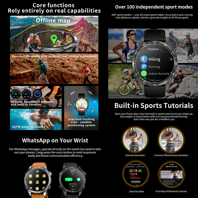 2026 New Men Smart Watch with  - Smartwatch Watches For Men With Gps avis et prix