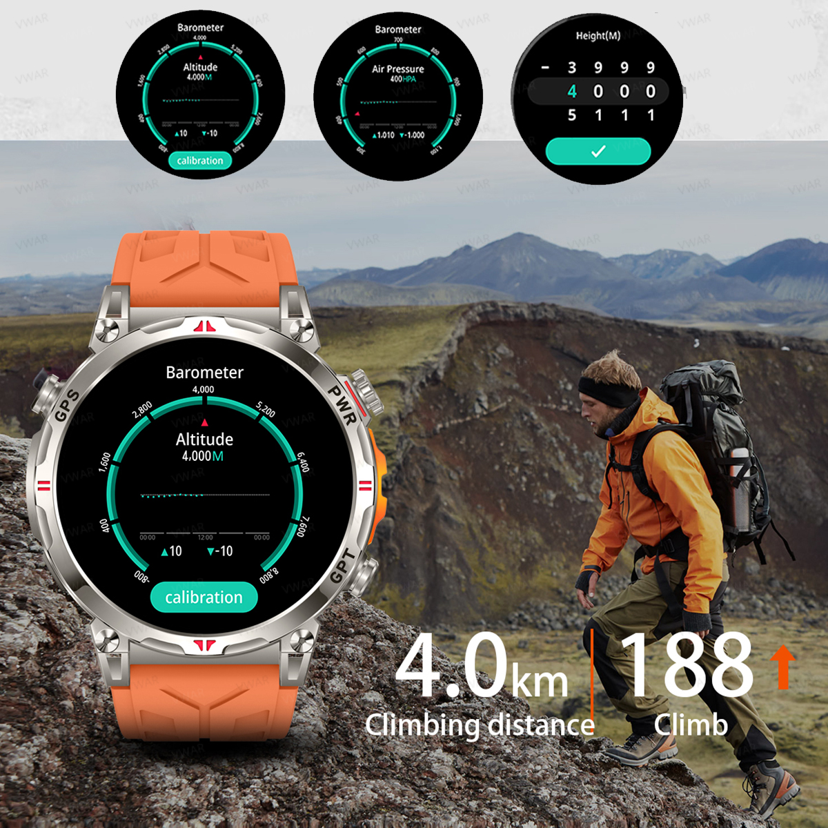 2025 New VWAR GPS Smartwatch 1 - Watch Vs Amazfit avis et prix