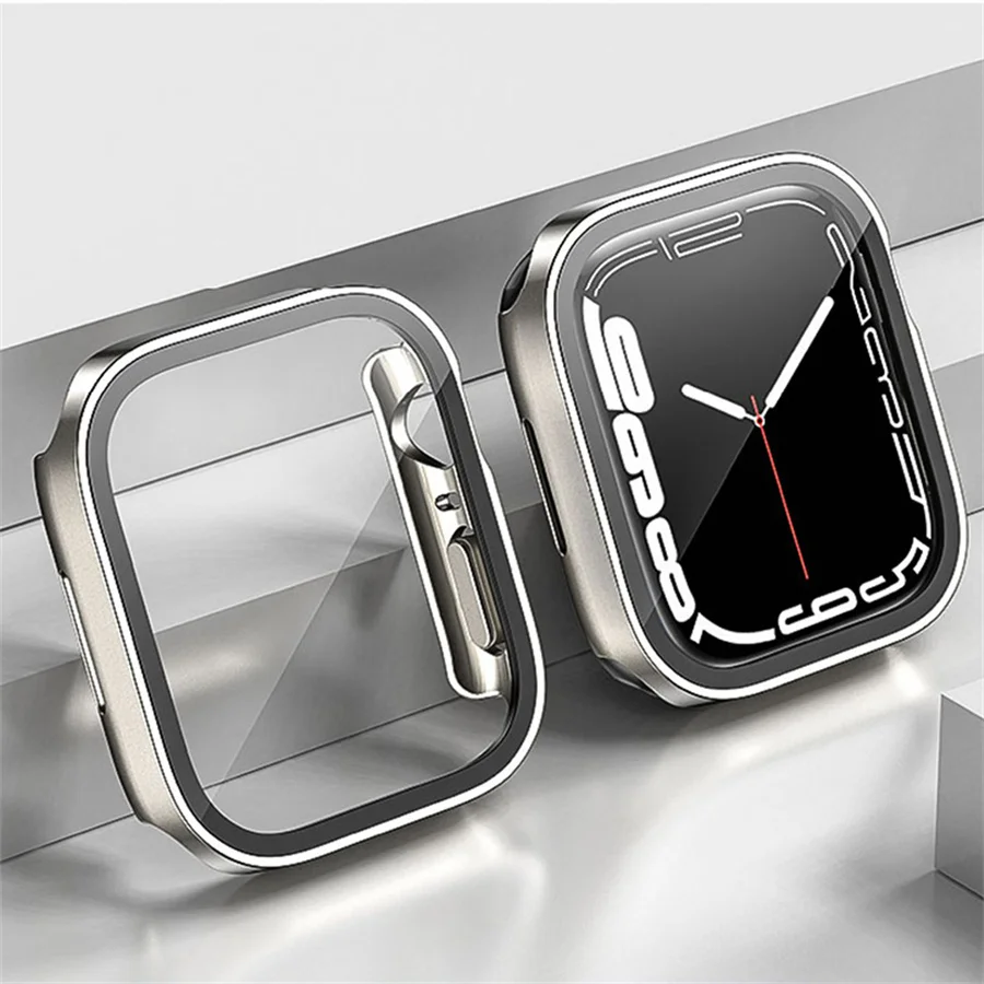 Glass+cover For Apple Watch ca - Watches Not Smartwatch avis et prix