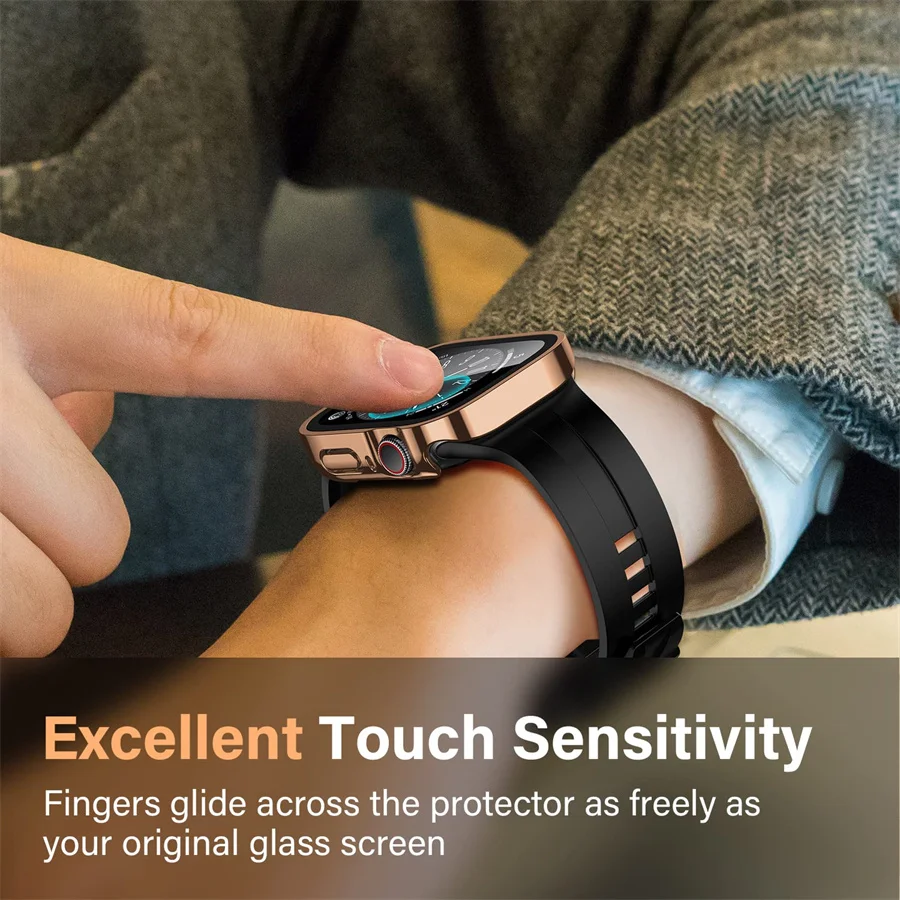 Glass+cover For Apple Watch ca - Watches Not Smartwatch avis et prix