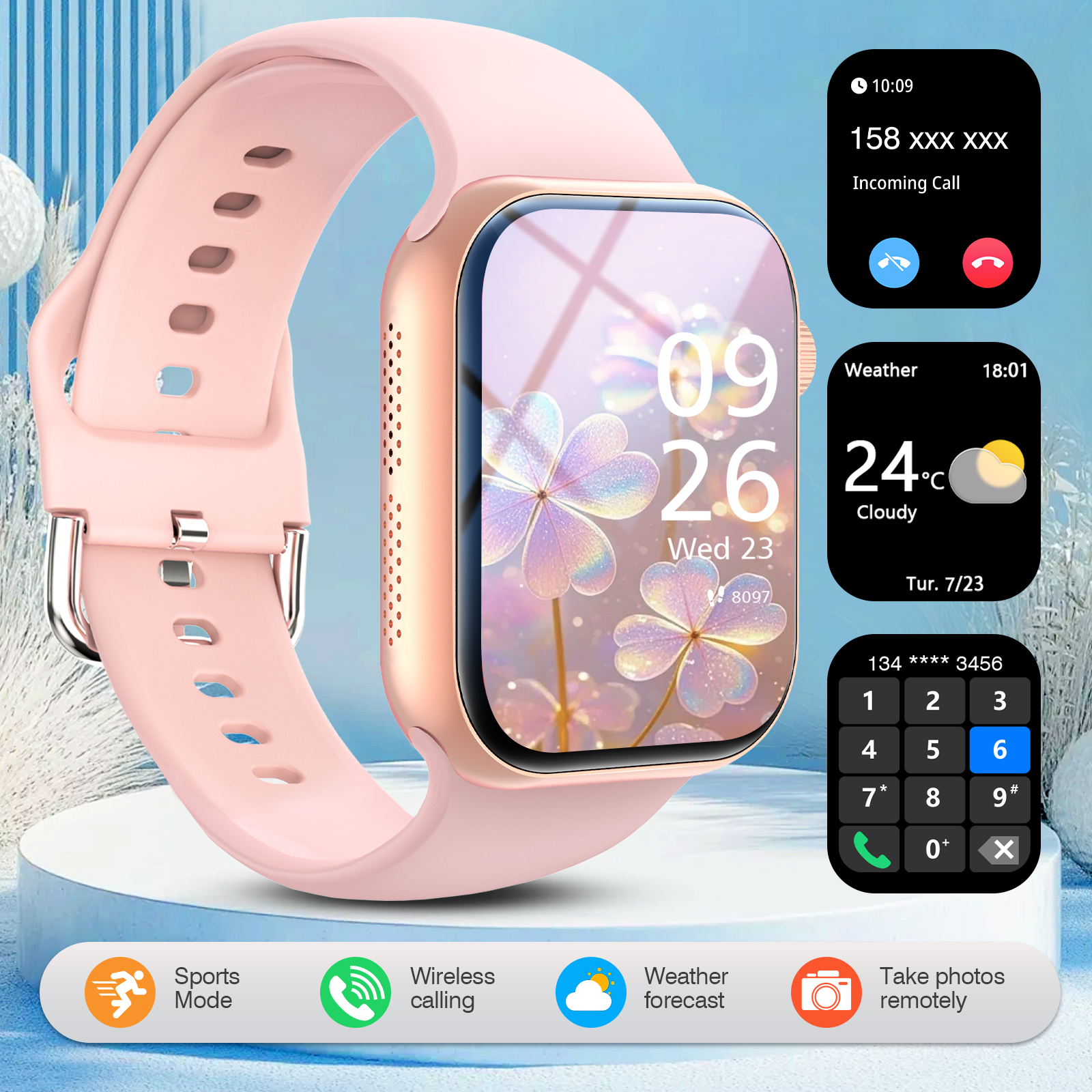 2026 New Smartwatch,2.01-inch  - Smartwatch Watches Wallpaper avis et prix