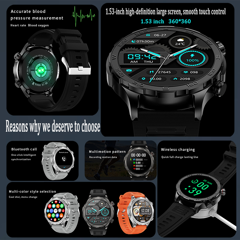 New GPS Track Smart Watch Men  - Smartwatch Watches For Men With Gps avis et prix