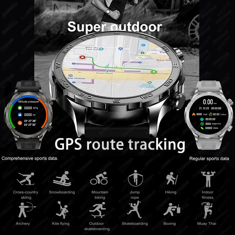 New GPS Track Smart Watch Men  - Smartwatch Watches For Men With Gps avis et prix