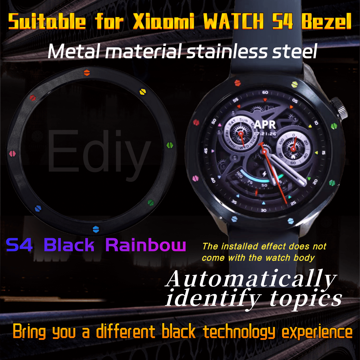 Metal Bezel Ring Watch Bezel S - Watch Esim avis et prix