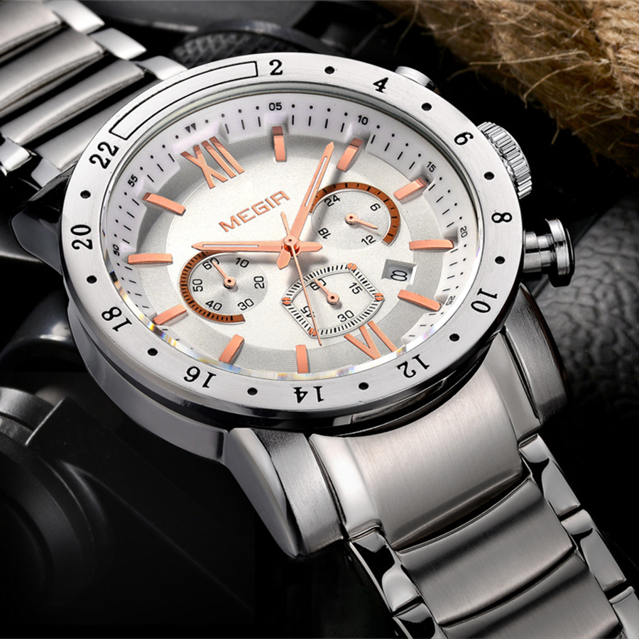MEGIR Stainless Steel Casual W - Watches Not Smartwatch avis et prix
