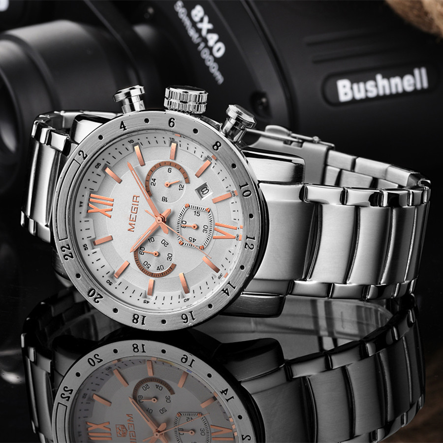 MEGIR Stainless Steel Casual W - Watches Not Smartwatch avis et prix