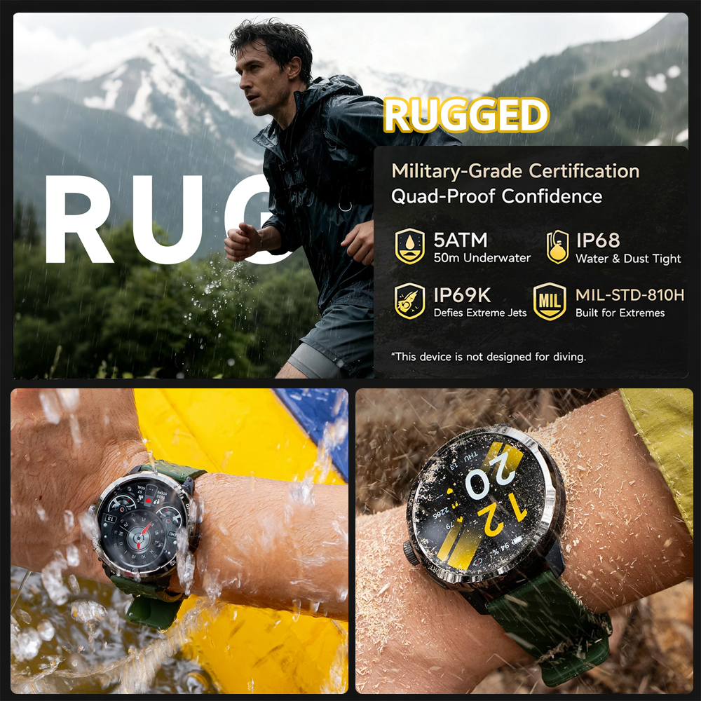Ulefone Armor Watch Pro Smartw - Smartwatch Watches For Men With Gps avis et prix