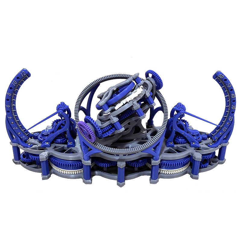 Random color 3d print tourbill - Skeleton Mechanical Watch avis et prix