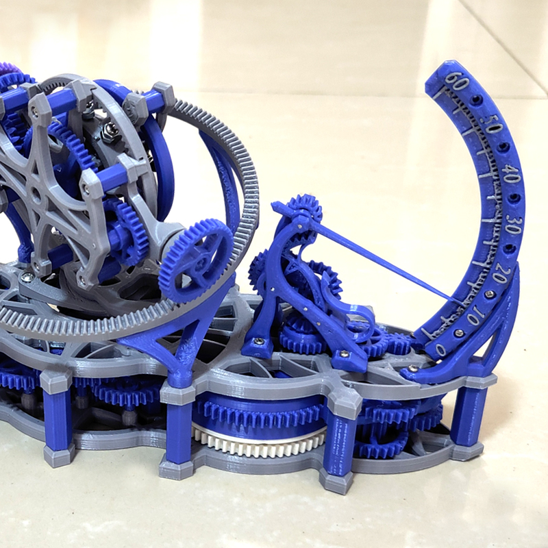 Random color 3d print tourbill - Skeleton Mechanical Watch avis et prix