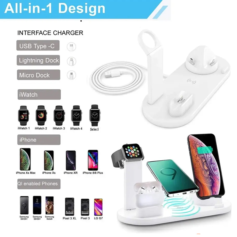 30W 7 in 1 Wireless Charger St - Watch Charging Dock avis et prix