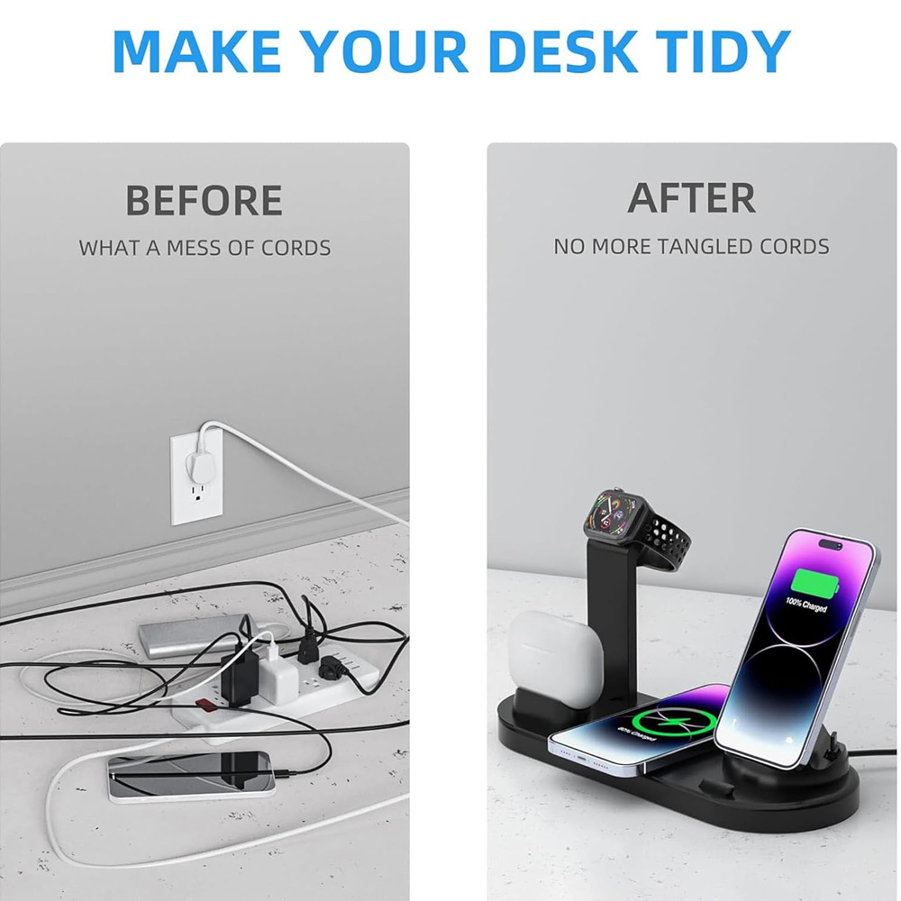 30W 7 in 1 Wireless Charger St - Watch Charging Dock avis et prix