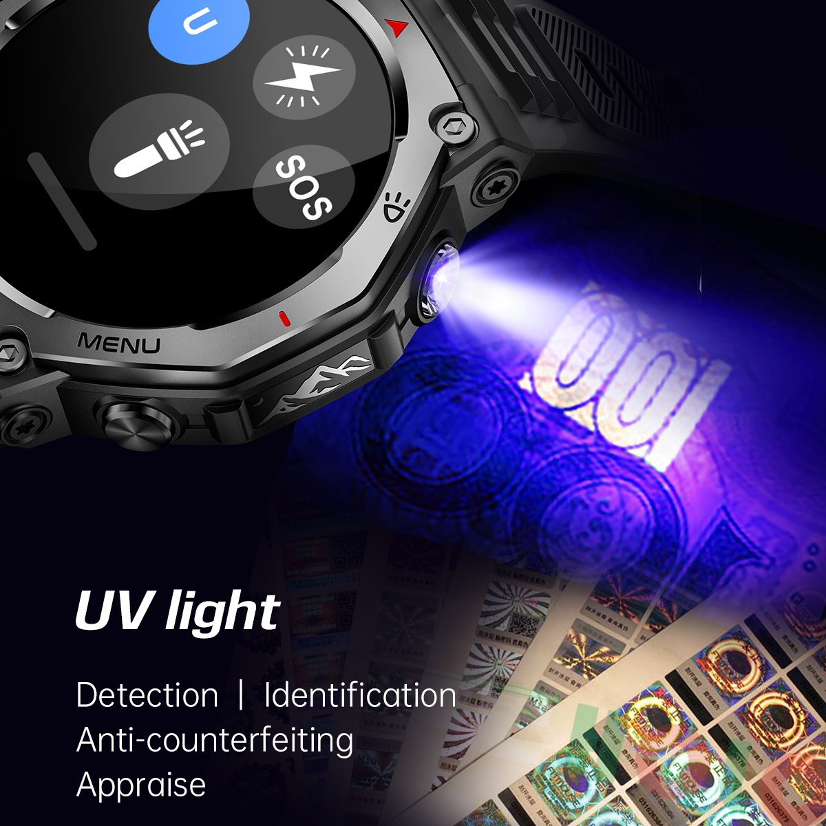 2025 New Military Smart Watch  - Watch Vs Amazfit avis et prix