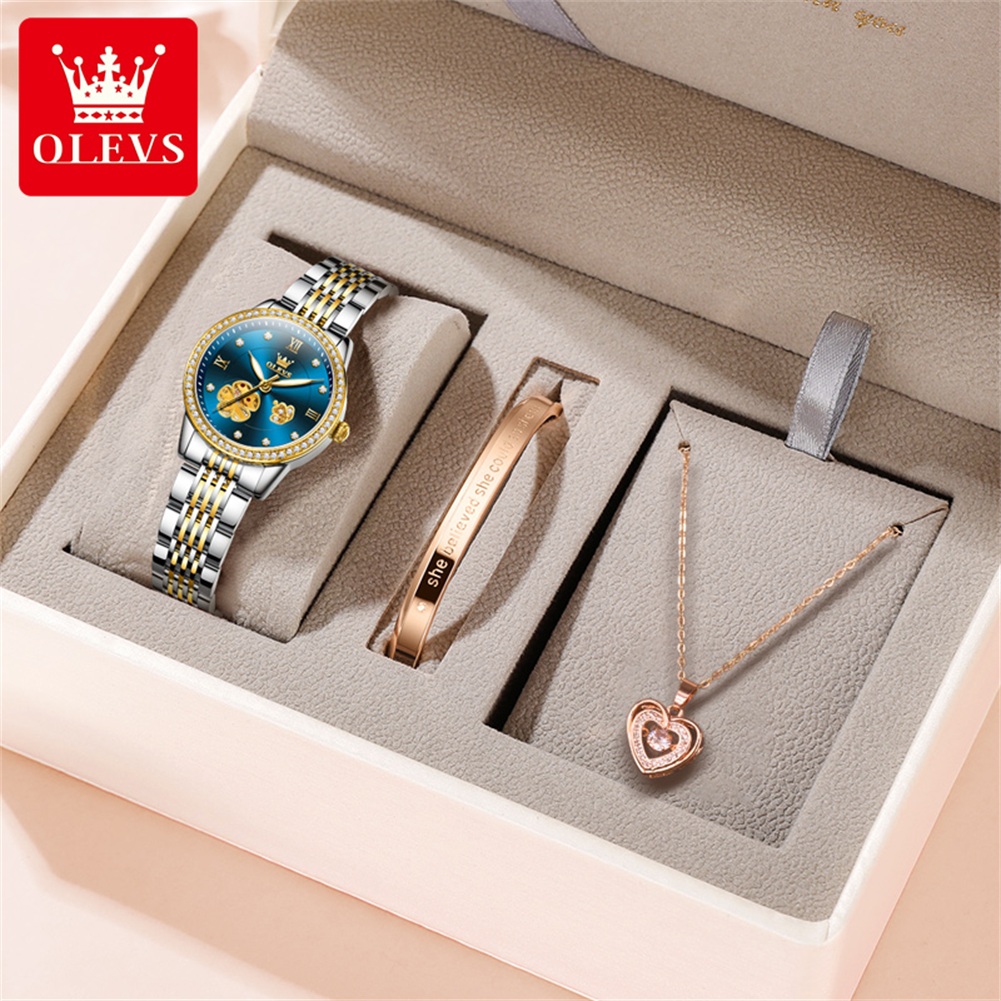 OLEVS 6706 Mechanical Ladies W - Skeleton Mechanical Watch avis et prix