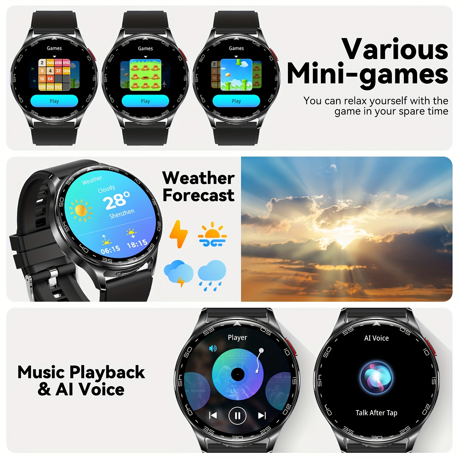 2-In-1 TWS Headset SmartWatch  - Smartwatch Noise Watches For Men avis et prix