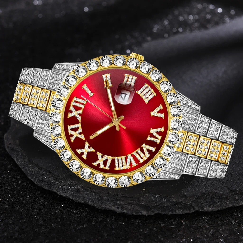 Iced Out Watch Men Luxury Bran - Smartwatch Watches For Men Brands avis et prix