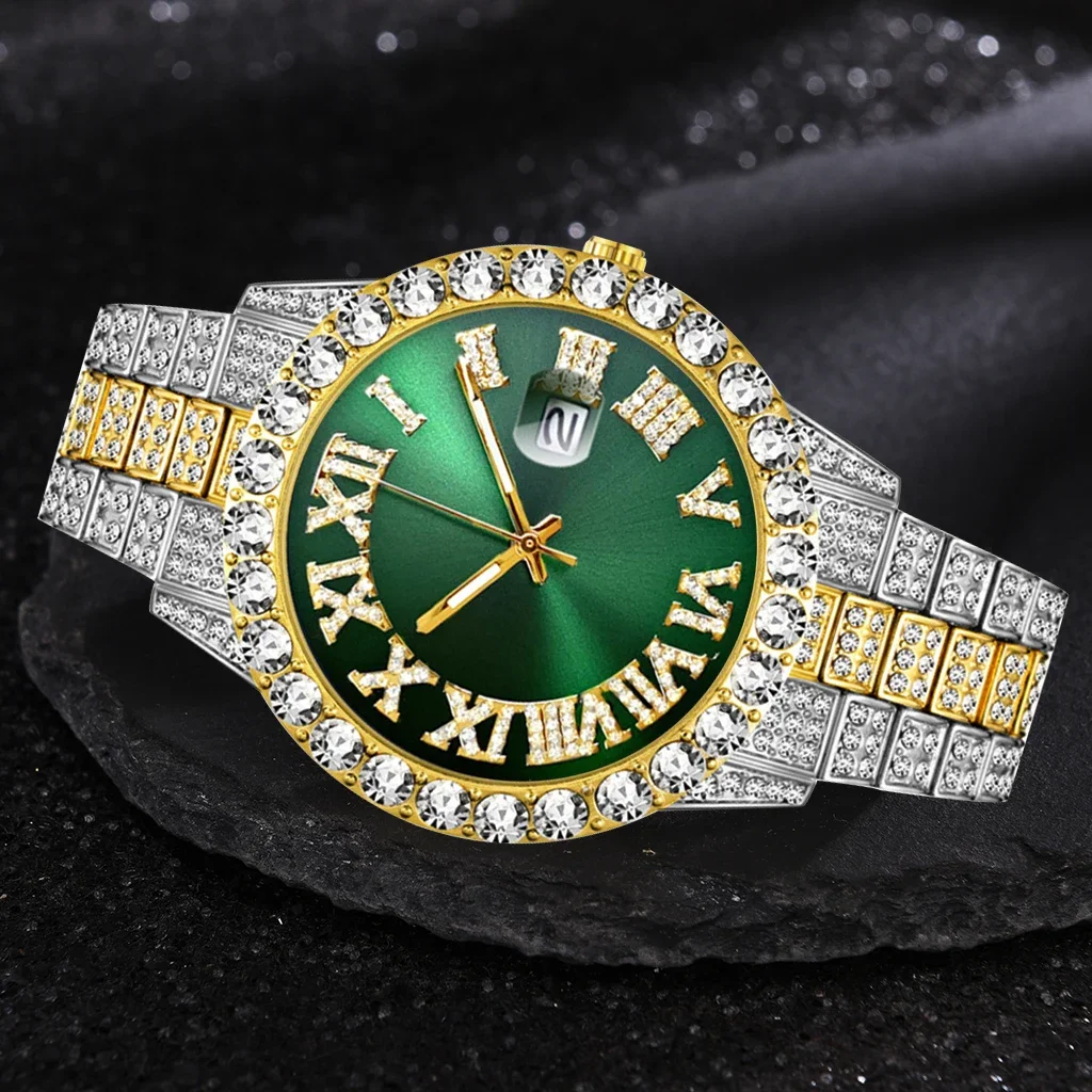 Iced Out Watch Men Luxury Bran - Smartwatch Watches For Men Brands avis et prix