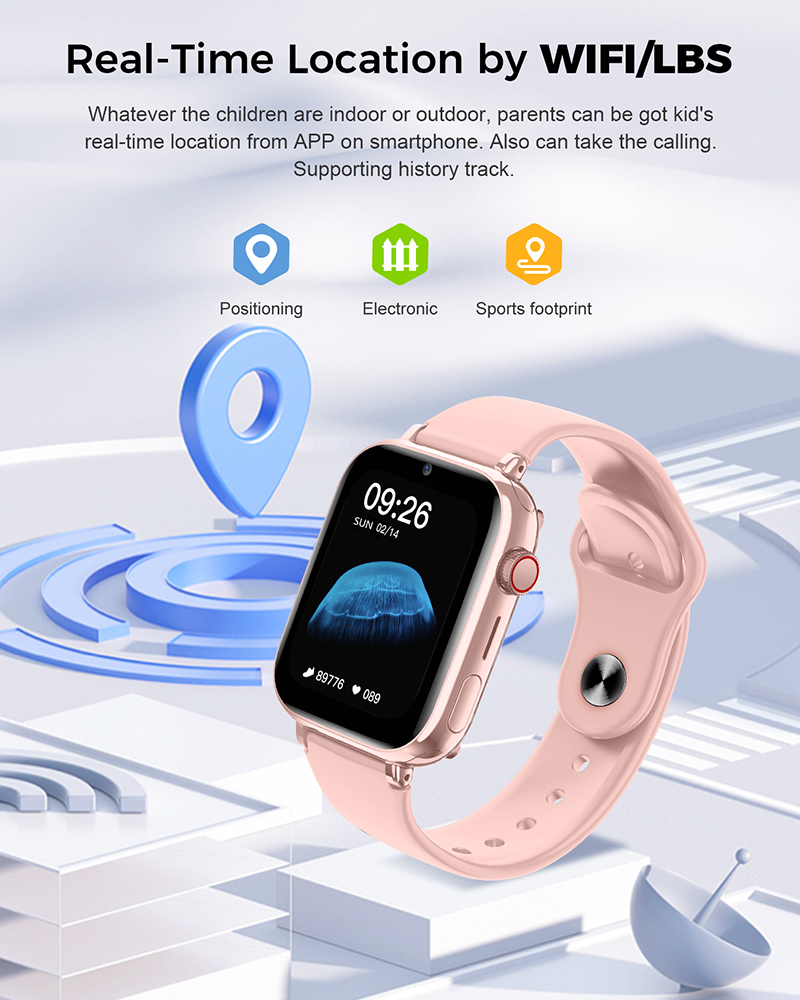 4G Smart Watch Kids LBS Locati - Smartwatch Watches For Kid Boy With Gps avis et prix