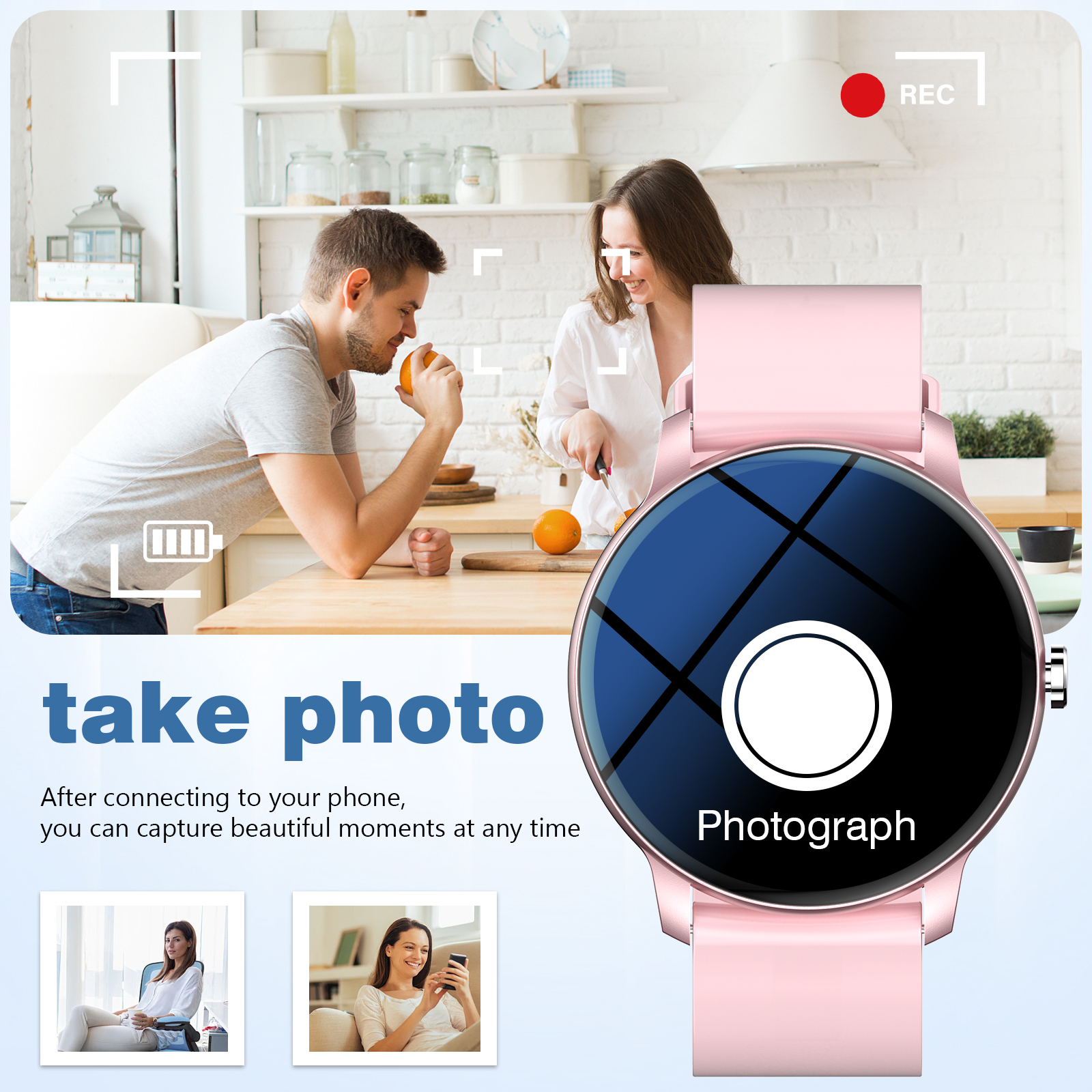 Smart Watch, Wireless Call/Dia - Smartwatch Iphone Watches For Women avis et prix