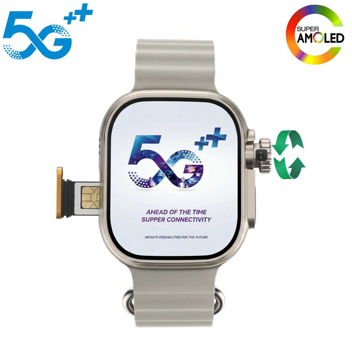 Microwear Ultra Ai4 Smartwatch - Smartwatch Watches For Men With Gps avis et prix