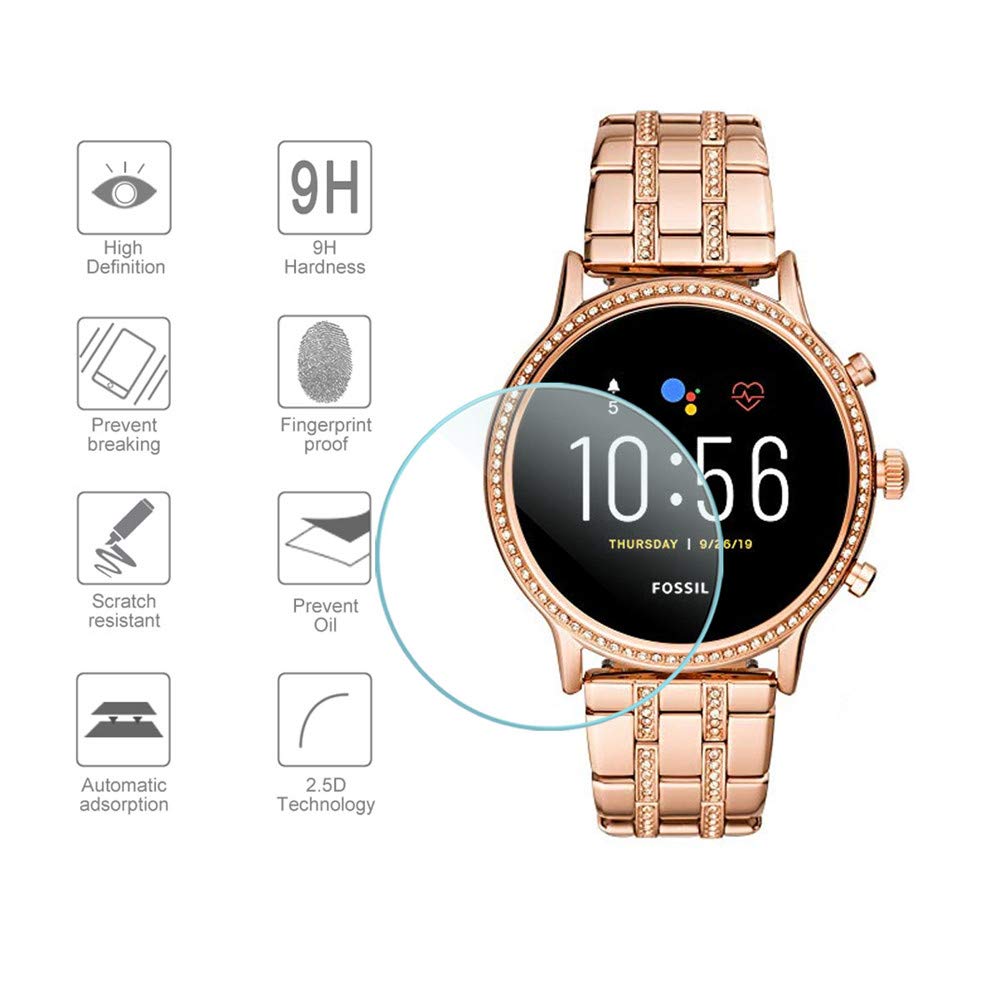2PCS Tempered Glass For Fossil - Fossil Watches Smartwatch Gen 6 avis et prix