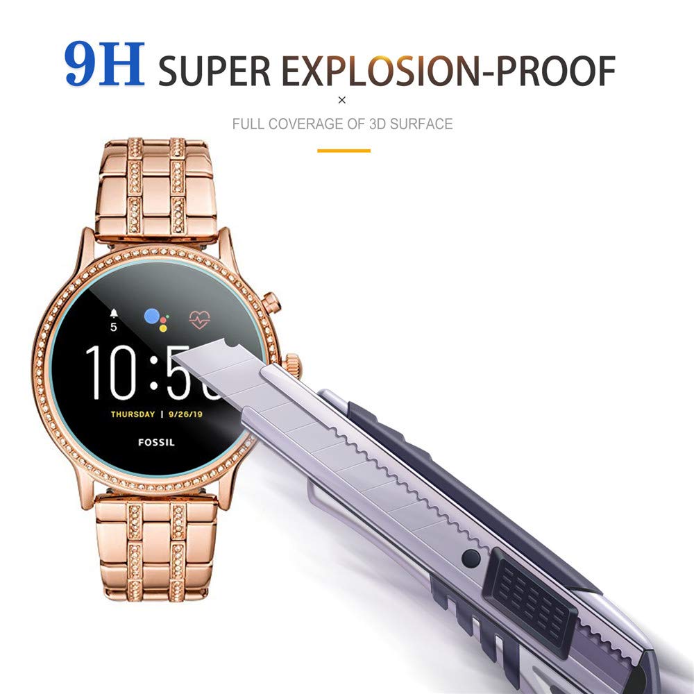 2PCS Tempered Glass For Fossil - Fossil Watches Smartwatch Gen 6 avis et prix