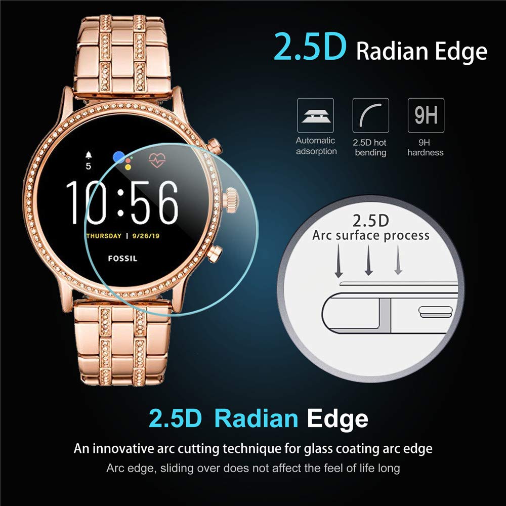 2PCS Tempered Glass For Fossil - Fossil Watches Smartwatch Gen 6 avis et prix